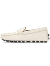 Gomino Moccasin Driving Shoes Cream - TOD'S - BALAAN 5