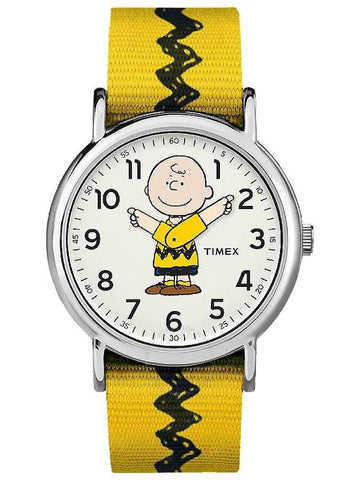 Timex Peanuts Charlie Quartz White Dial Watch TW2R41100BR - TIMEX - BALAAN 1