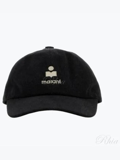 Tomas Embroidered Logo Ball Cap Black - ISABEL MARANT - BALAAN 2