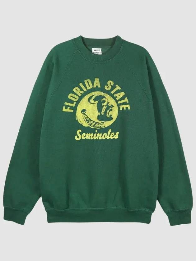 Unisex Seminoles Sweatshirt Green FR BOTTLE - WILD DONKEY - BALAAN 2