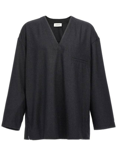 Lemaire 'V Neck Smock' Blouse - LEMAIRE - BALAAN 1