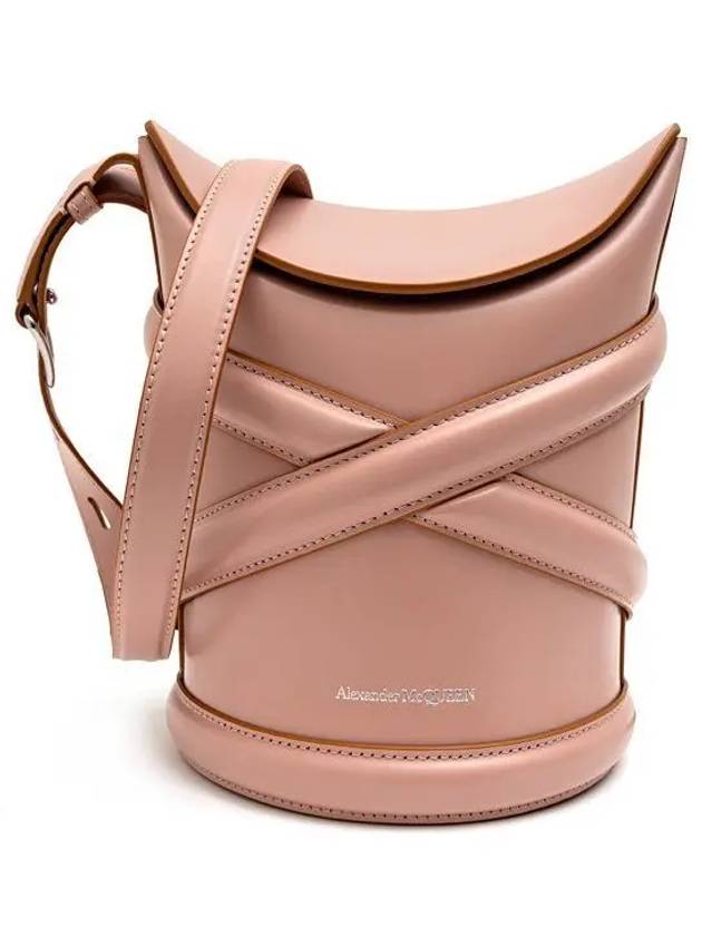 Last Piece Sail Curve Small Shoulder Bag 656467 1YB42 6011 Baby Pink 270587 1147548 - ALEXANDER MCQUEEN - BALAAN 1