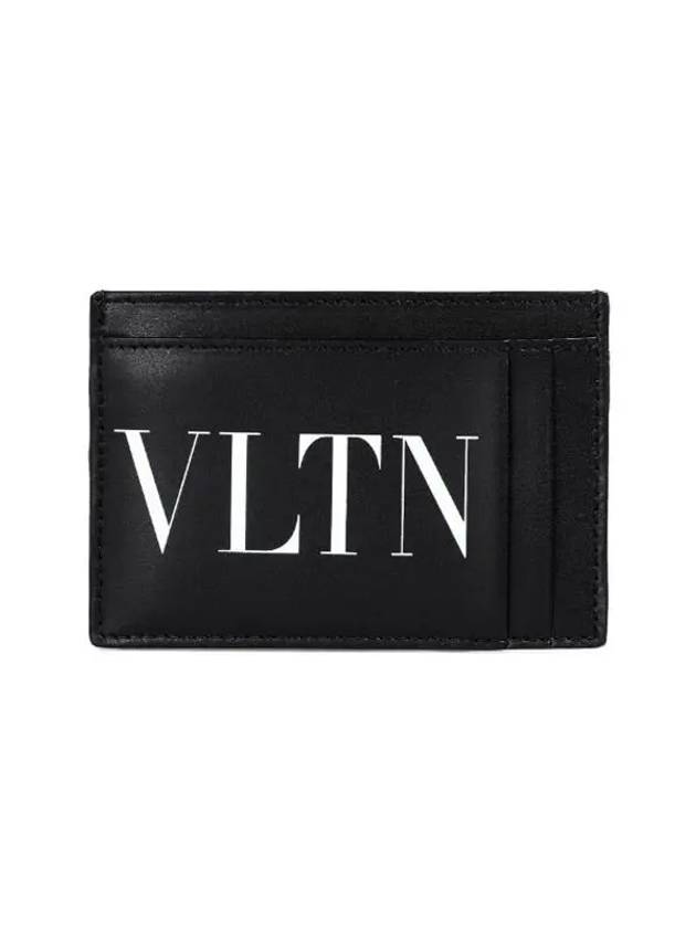 VLTN Logo Card Wallet Black - VALENTINO - BALAAN 2