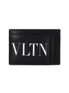 VLTN Logo Card Wallet Black - VALENTINO - BALAAN 3