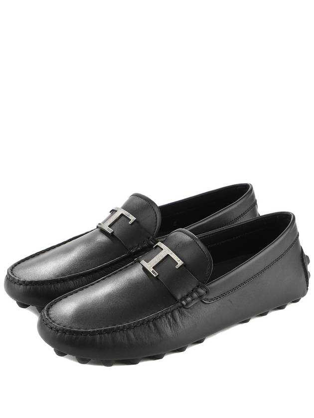 Men's Macro Rubber Driving Shoes Black - TOD'S - BALAAN.