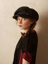 Iconic Duck Beret Charcoal Black - BROWN HAT - BALAAN 1