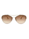 Eyewear Margret Sunglasses Brown - TOM FORD - BALAAN 1