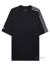 Y 3 Men s Band Sleeve Overfit Short T Shirt IR6265 BLACK OFF WHITE - Y-3 - BALAAN 1