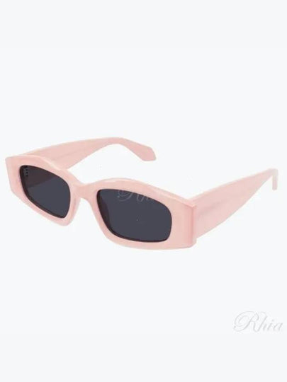 Oval Logo Temple Sunglasses AA0079S 003 - ALAIA - BALAAN 1