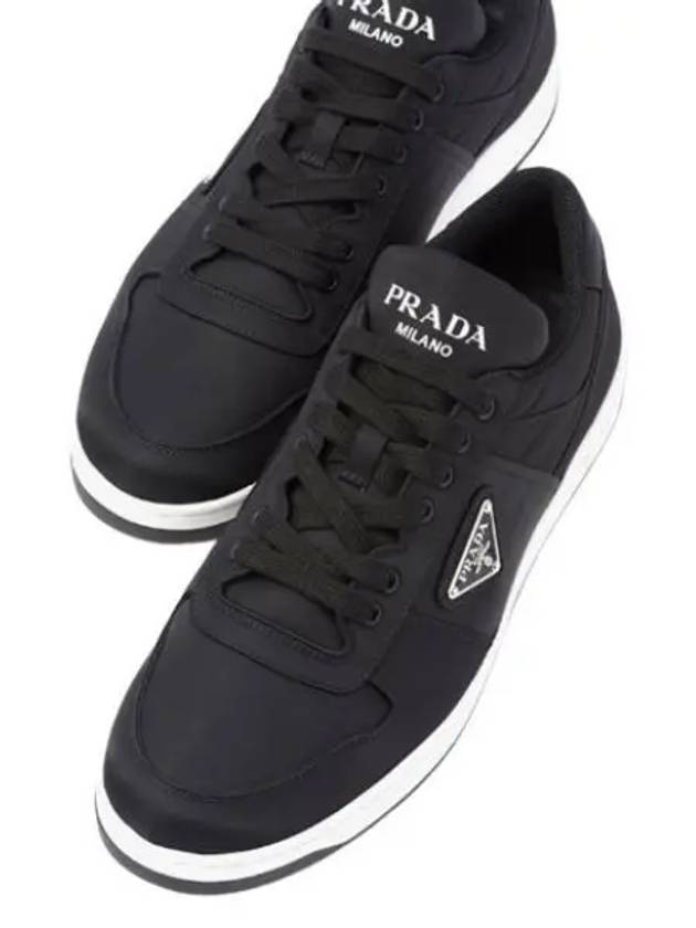 Re-Nylon Low Top Sneakers Black - PRADA - BALAAN 2