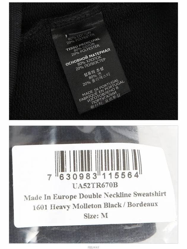 Made In Europe Sweatshirt Black - VETEMENTS - BALAAN 3