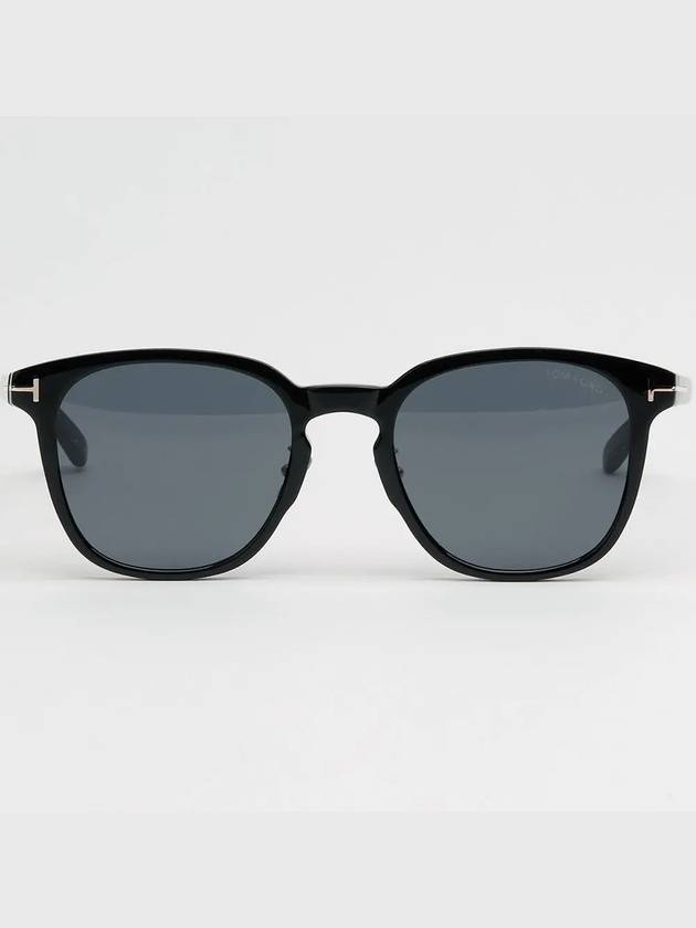 Eyewear square horn rimmed acetate sunglasses black - TOM FORD - BALAAN 4