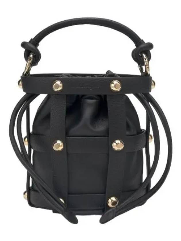 Ferragamo cage bag black gold - SALVATORE FERRAGAMO - BALAAN 1