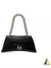 Medium Crush Chain Shoulder Bag Black - BALENCIAGA - BALAAN 2