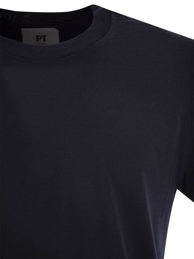 Silk and cotton T-shirt - PT TORINO - BALAAN 4