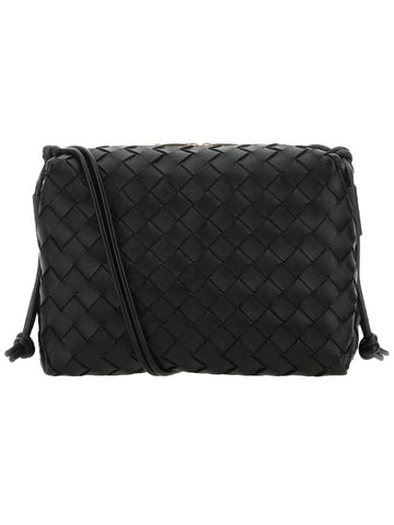 Loop Camera Small Cross Bag Black - BOTTEGA VENETA - BALAAN 1