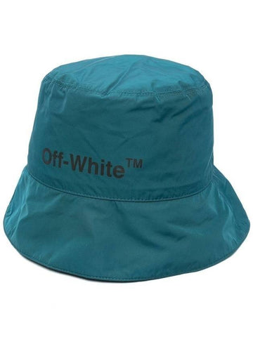 logo bucket hat blue - OFF WHITE - BALAAN 1