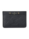 Monogram Empreinte Card Wallet Black - LOUIS VUITTON - BALAAN 1