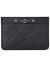 Monogram Empreinte Card Wallet Black - LOUIS VUITTON - BALAAN.