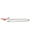 Logo Charm Chain Keyring Red - AMI - BALAAN 5