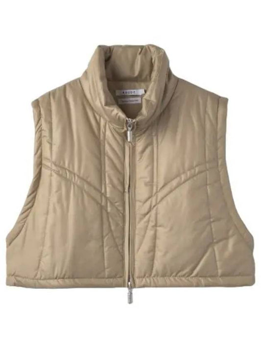 Matador cropped puffer vest tan padded - RHUDE - BALAAN 1