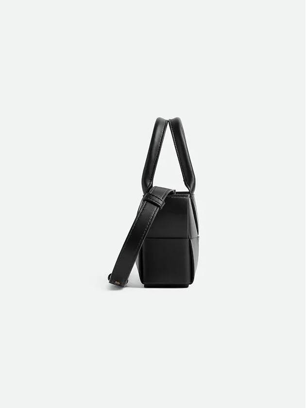 East West Arco Mini Tote Bag Black - BOTTEGA VENETA - BALAAN 3