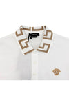 23SS Greca Collar Short Sleeve TShirt A87402 - VERSACE - BALAAN 4