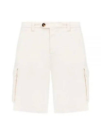 Bermuda Shorts Offwhite - BRUNELLO CUCINELLI - BALAAN 2