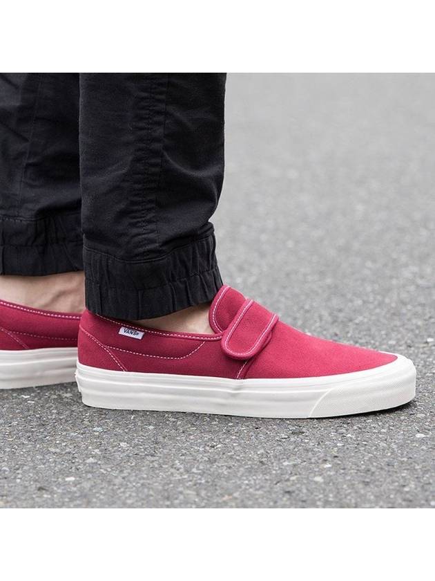 Velcro 47 DX Slip-On Red - VANS - BALAAN.