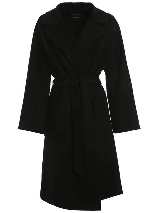 22FW ROVO Belted Wool Coat Black 50160329 013 - MAX MARA - BALAAN 2