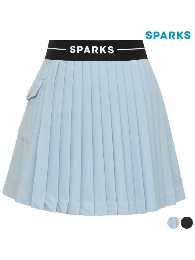 side pocket pleated skirt culotte SO2LCR030 - SPARKS - BALAAN 3