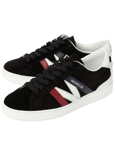 Monaco M Trainer Low Top Sneakers Black - MONCLER - BALAAN 2