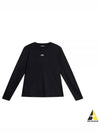 Golf Logo Print Ada Long Sleeve T-Shirt Black - J.LINDEBERG - BALAAN 2