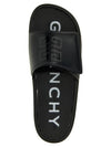 Velcro Slide Flat Slippers Black - GIVENCHY - BALAAN 5