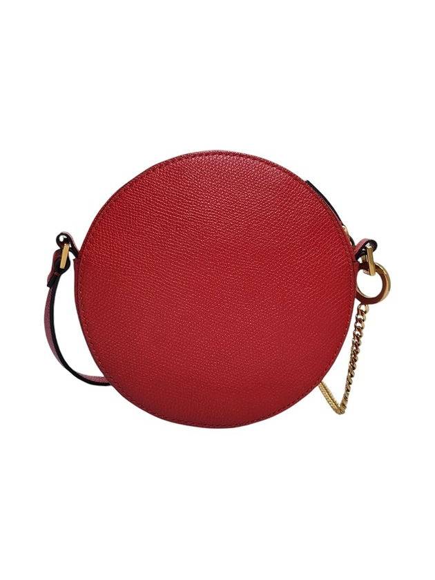 UW2P0U18RQR Red V logo round cross bag - VALENTINO - BALAAN 3