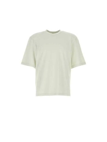 Crew neck cotton t shirt ES2252RI RICE - ENTIRE STUDIOS - BALAAN 1