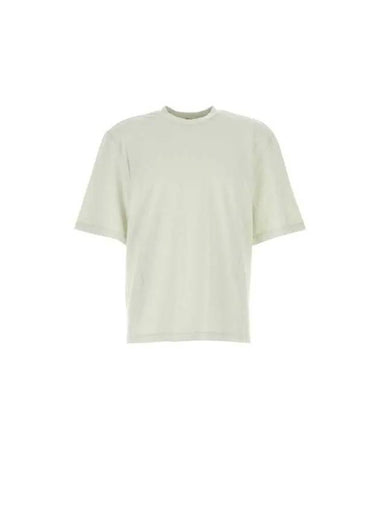 Crew neck cotton t shirt ES2252RI RICE - ENTIRE STUDIOS - BALAAN 1