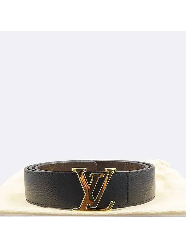 M9453 Black Monogram Canvas LV 30MM Reversible Women s Belt - LOUIS VUITTON - BALAAN 1