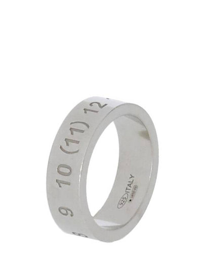 Numerical Logo Engraved Ring Silver - MAISON MARGIELA - BALAAN 2