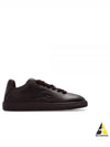 Leather Box Low Top Sneakers Brown - BURBERRY - BALAAN 2