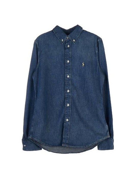 Polo Ralph Lauren Women's Denim Shirt 211594681 - POLO RALPH LAUREN - BALAAN 1