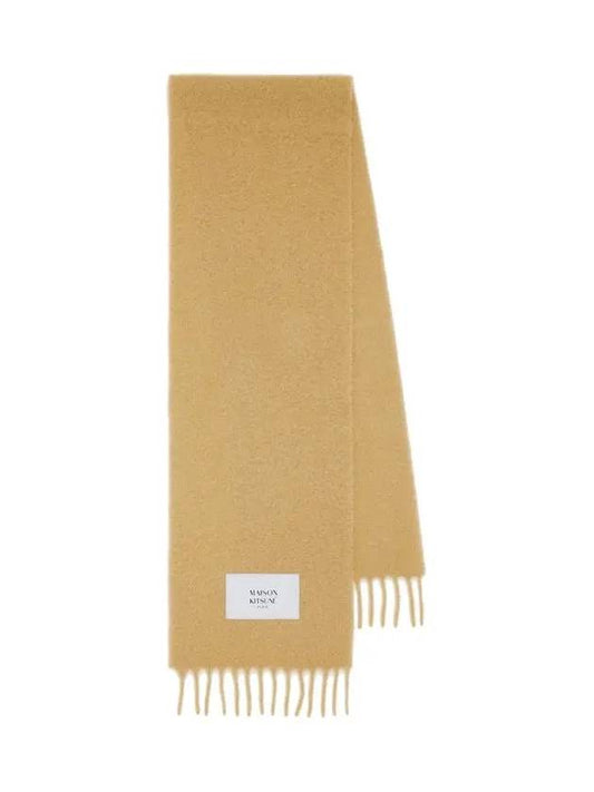 Baby Scarf Maison Kitsune Wool Brown - MAISON KITSUNE - BALAAN 2