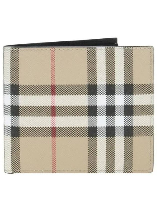 Vintage Check Logo Bifold Wallet Archive Beige - BURBERRY - BALAAN 2