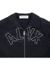 Logo Zipper Long Sleeve Shirt Black - 1017 ALYX 9SM - BALAAN 4