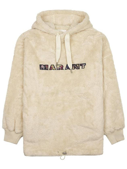 Ulysse Embroidered Logo Hoodie Ecru - ISABEL MARANT - BALAAN 2