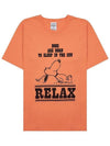 Relax Short Sleeve T-Shirt Orange - WILD DONKEY - BALAAN 1