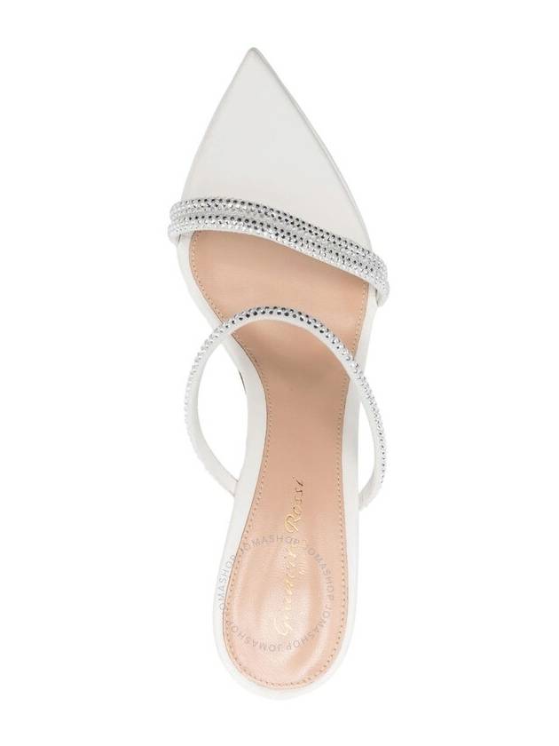 Gianvito Rossi White Cannes 85 Platform Sandals Brand Size 38 US Size 8 - GIANVITO ROSSI - BALAAN 3