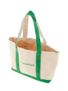 Contrast Logo Tote Bag Beige - SPORTY & RICH - BALAAN 4