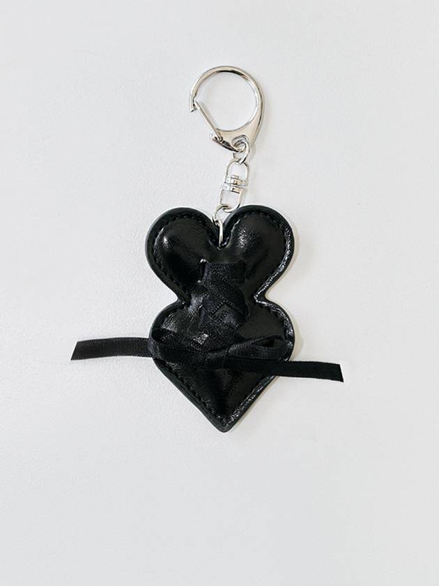 Double heart keyring_black - DU MATIN - BALAAN 1