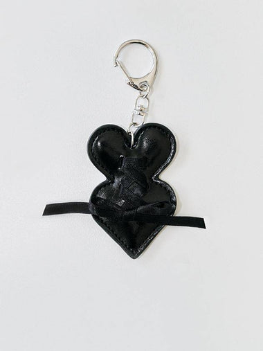 Double heart keyring_black - DU MATIN - BALAAN 1